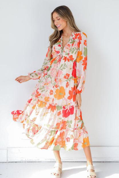 Best Bouquet Floral Maxi Dress
