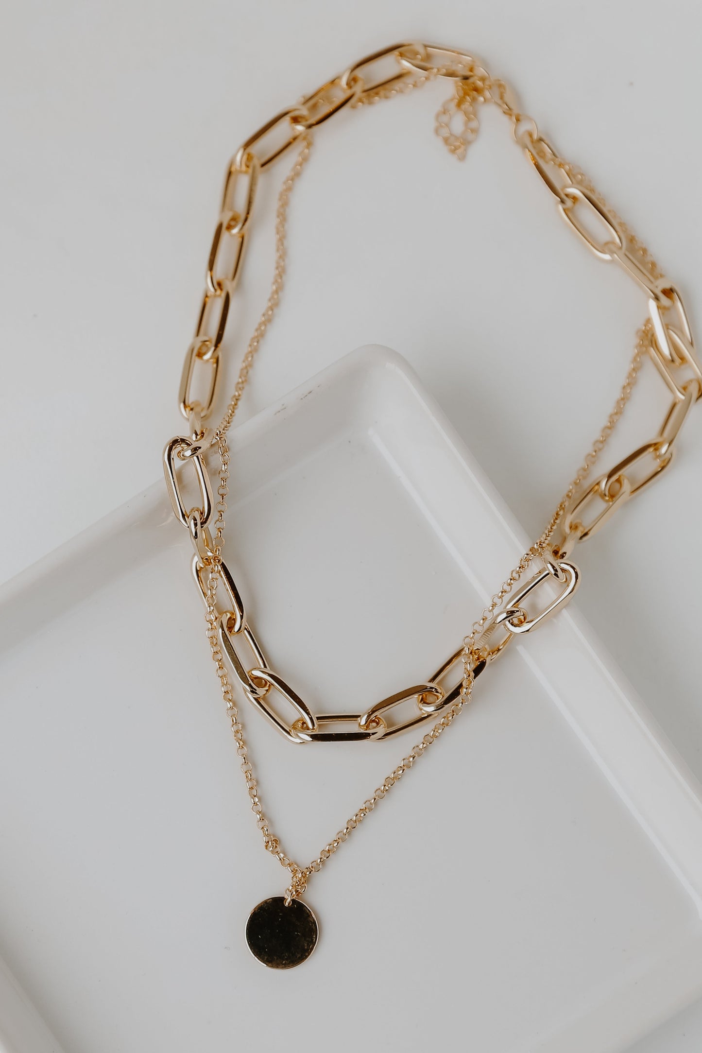 Ellie Gold Layered Chain Necklace