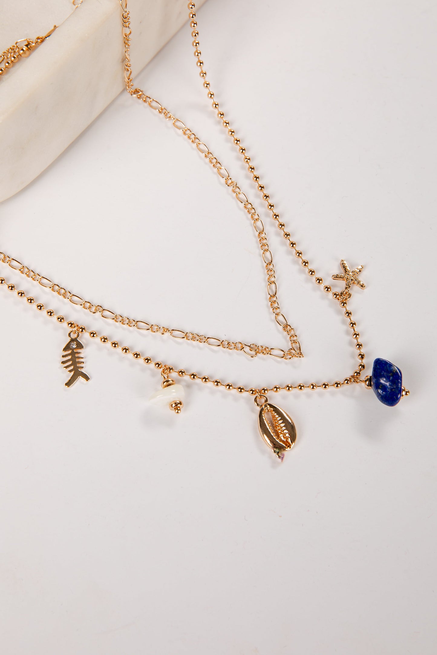 Ellis Gold Coastal Charm Layered Necklace