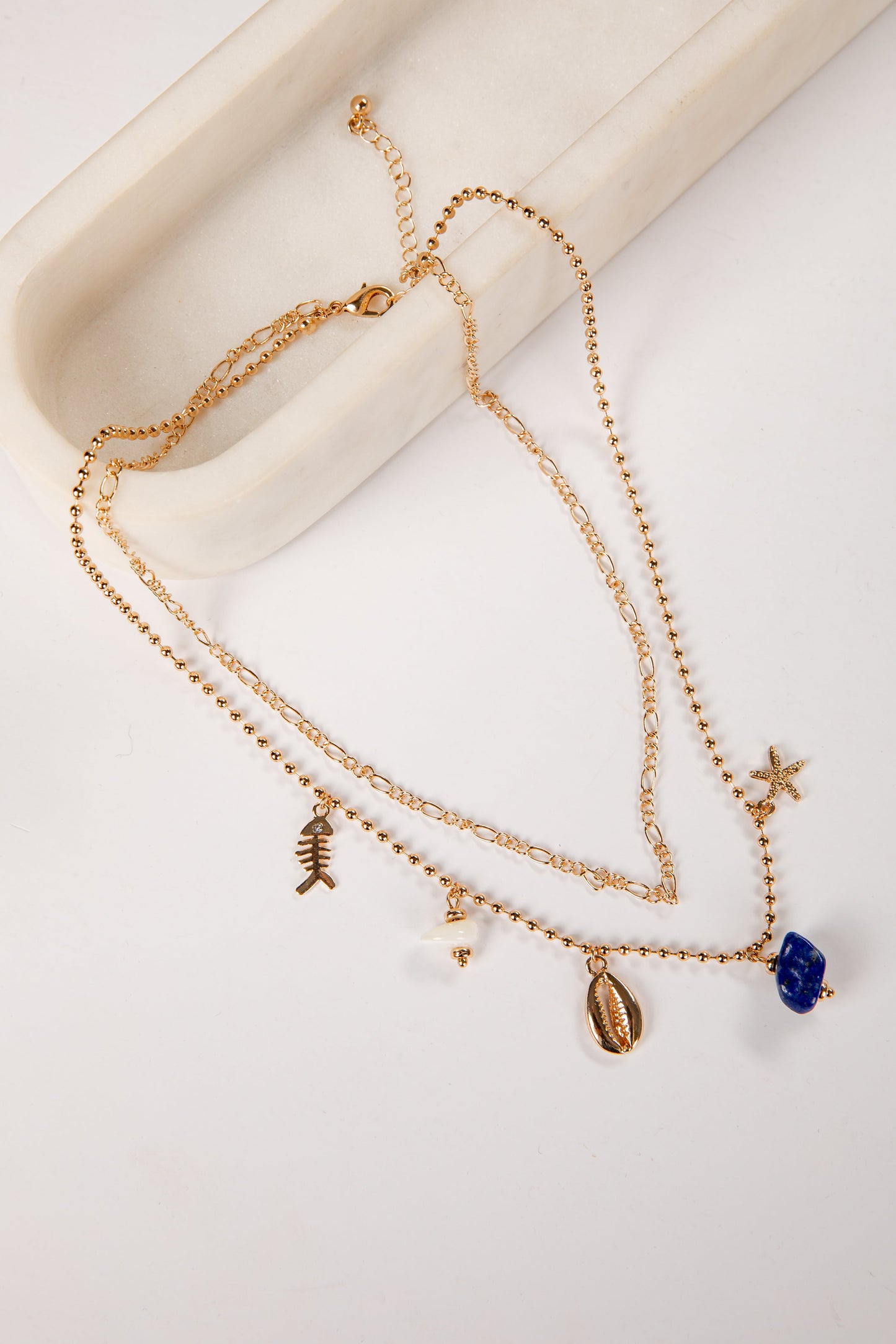 Ellis Gold Coastal Charm Layered Necklace