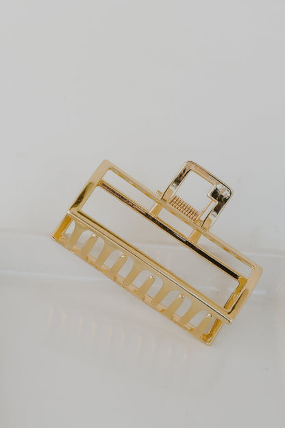 Allie Gold Claw Hair Clip