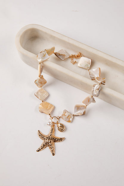 Delaney Starfish Gold Necklace