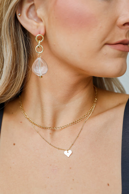 Alexis Gold Heart Layered Necklace