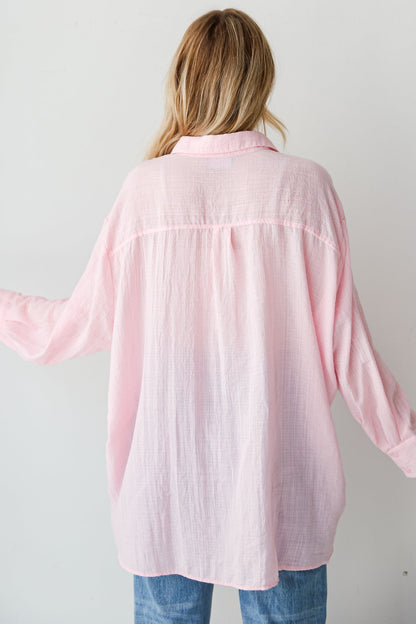 Allison Oversized Button-Up Blouse