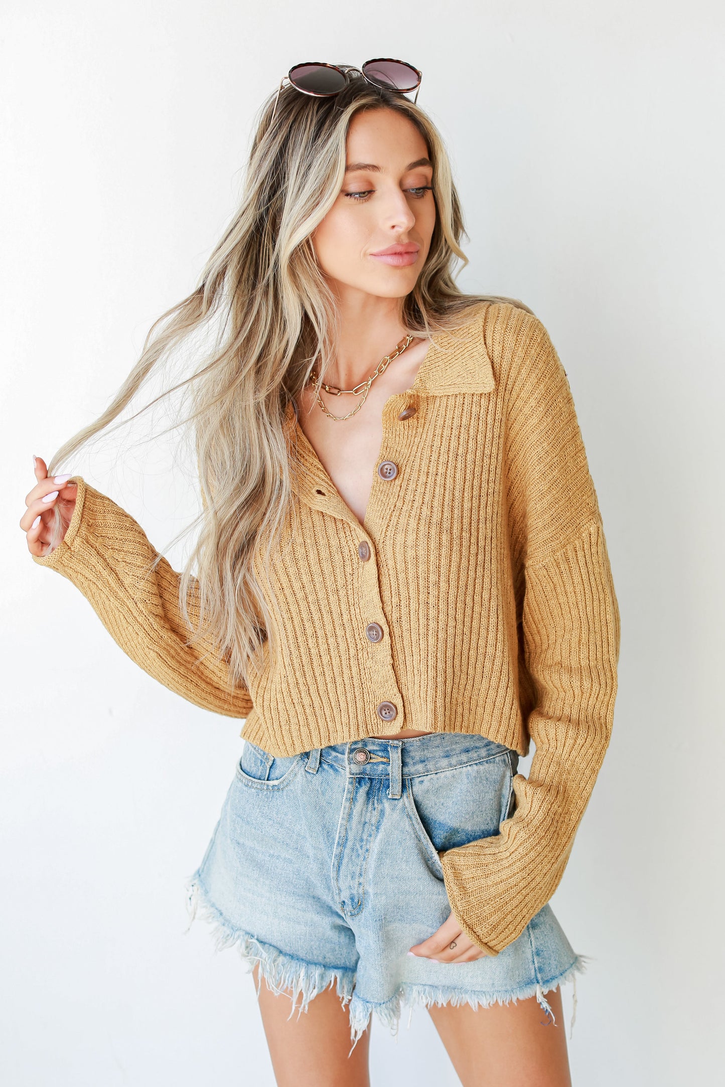 Change Of Weather Cropped Sweater