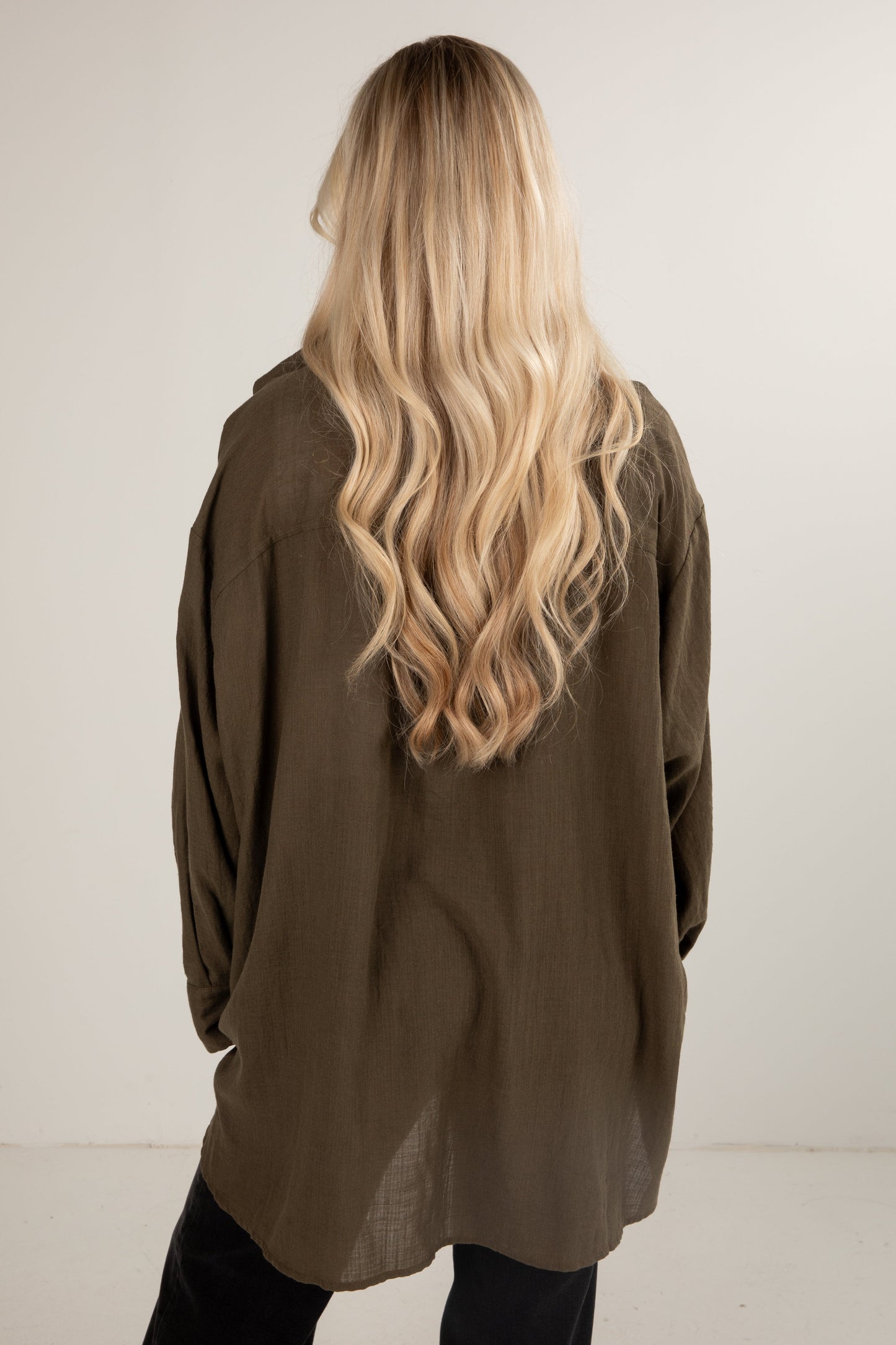 Allison Oversized Button-Up Blouse