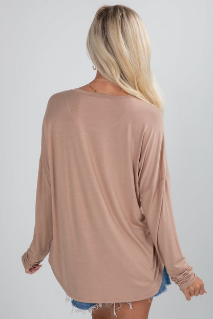 Brittany Everyday Oversized Top - DU DEAL