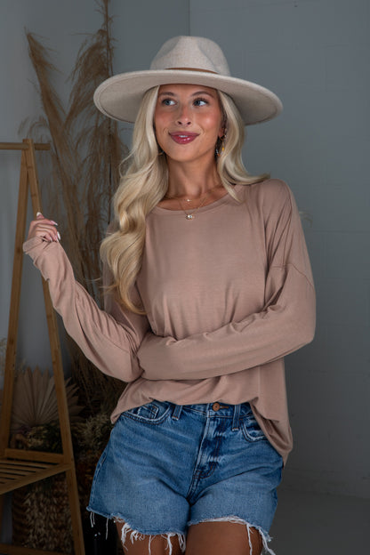 Brittany Everyday Oversized Top - DU DEAL