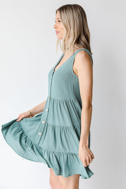 Better Weather Tiered Mini Dress