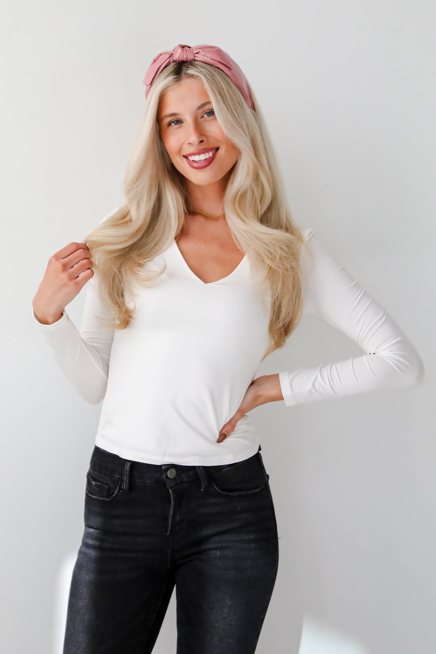 Brianna Everyday V-Neck Top - DOORBUSTER